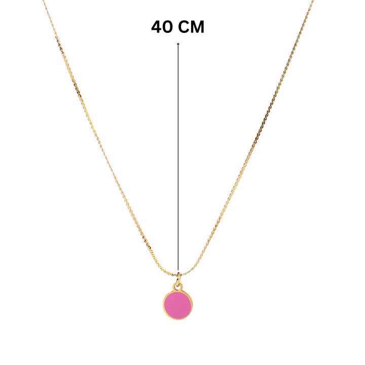 Berry Pink Gold Necklace