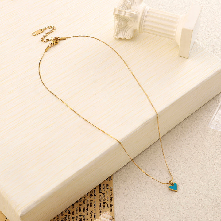 Love Language Blue Necklace - Salty Accessories