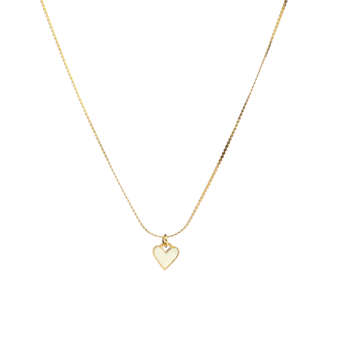 Love Language White Necklace