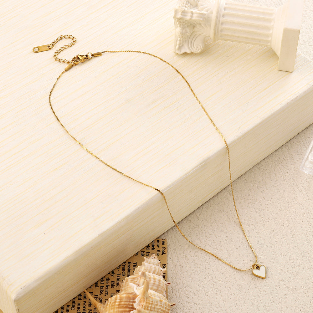 Love Language White Necklace - Salty Accessories