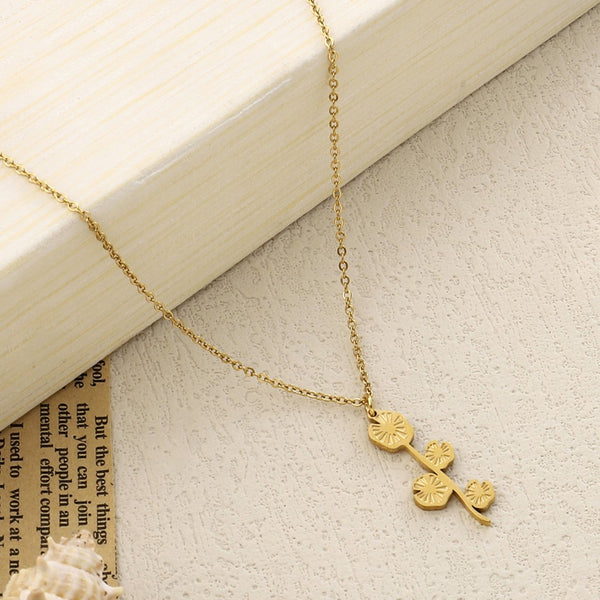 Casa Flower Gold Necklace