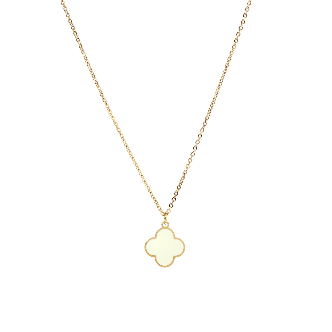 Vanilla Clover Gold Necklace - Salty Accessories