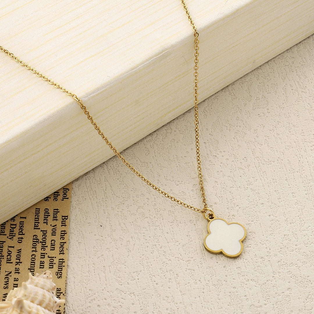 Vanilla Clover Gold Necklace - Salty Accessories