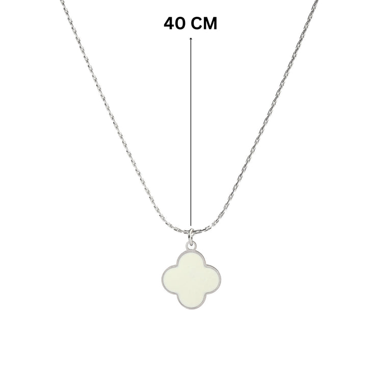 Vanilla Clover Silver Necklace