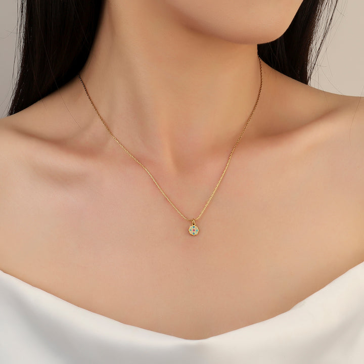 Summer Flower Gold Necklace