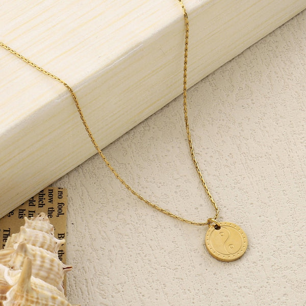 Yang Yin Gold Necklace