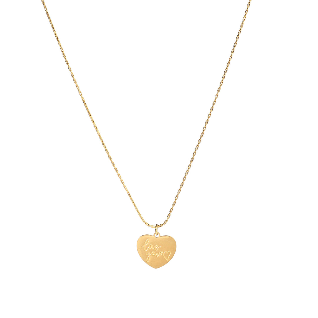 Love You Gold Necklace - Salty Accessories