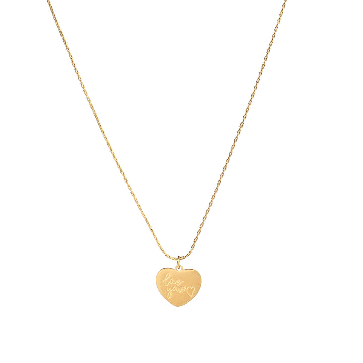 Love You Gold Necklace - Salty Accessories