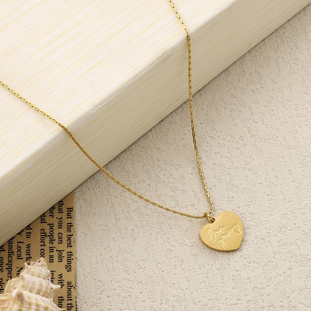 Love You Gold Necklace - Salty Accessories
