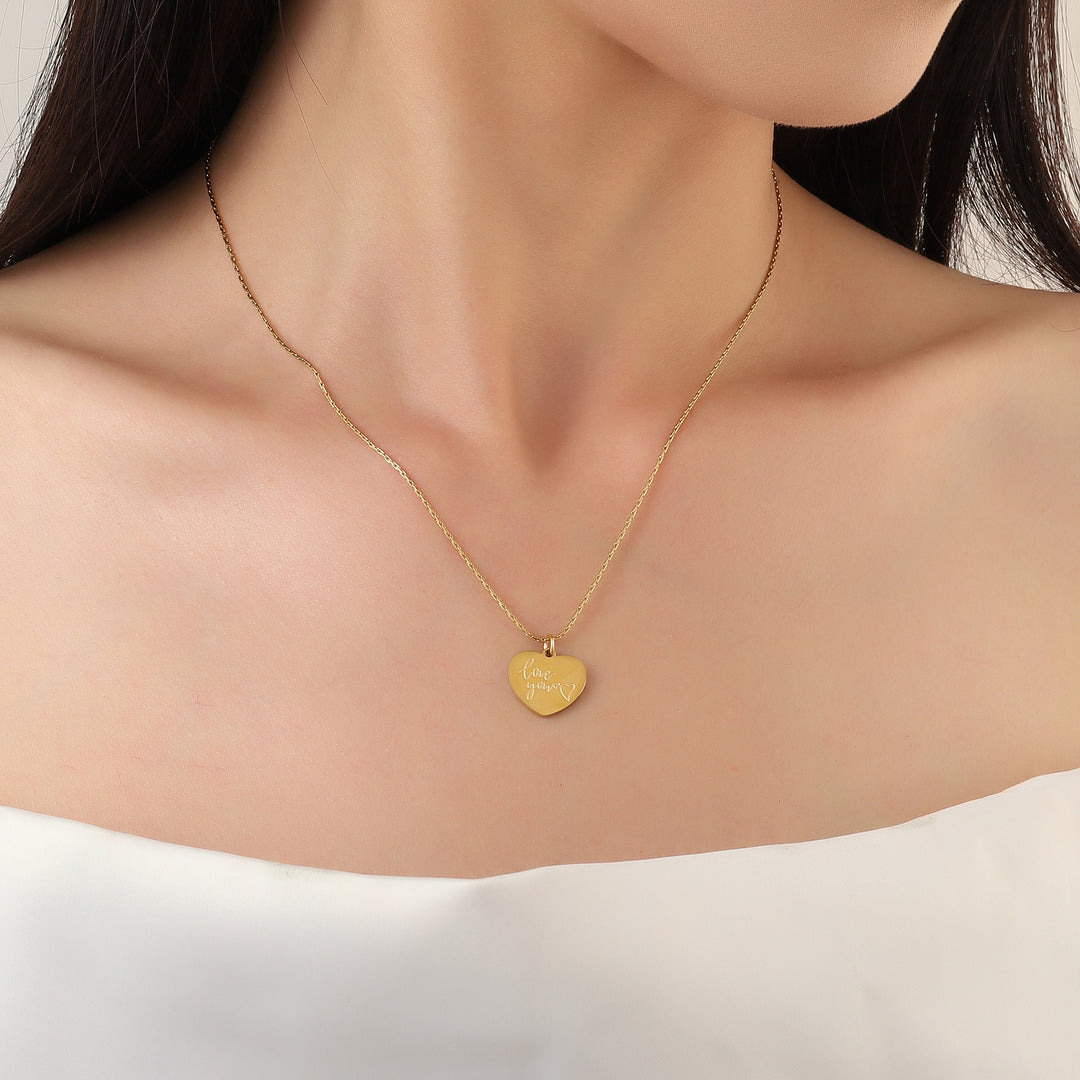 Love You Gold Necklace - Salty Accessories