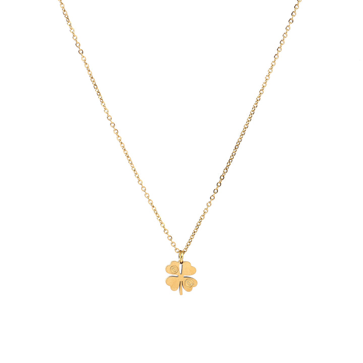 Samuray Clover Gold Necklace - Salty Accessories