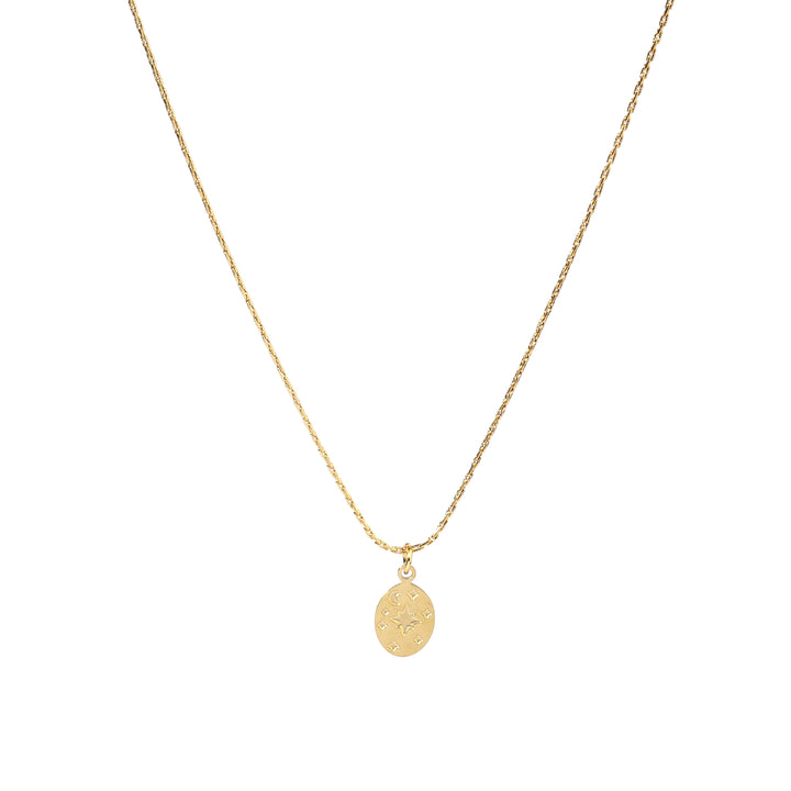 Scooped Star Gold Necklace - Salty Accessories