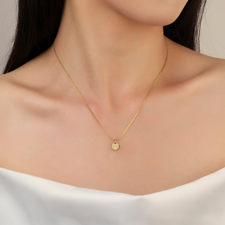 Ray Penta Gold Necklace - Salty Accessories