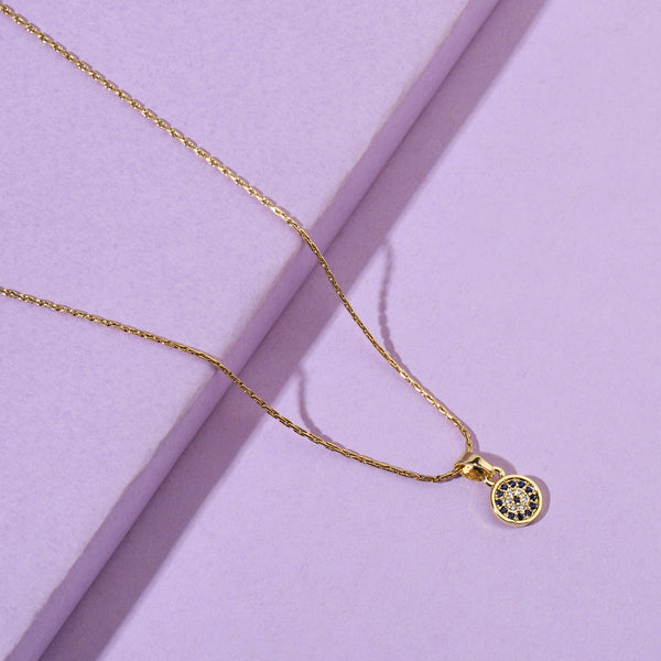 Kayden Studded Gold Necklace