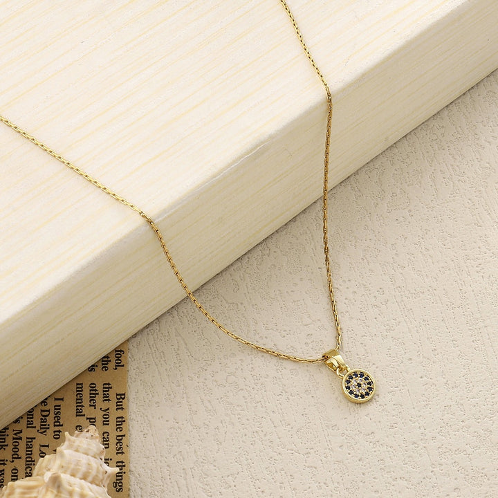 Kayden Studded Gold Necklace