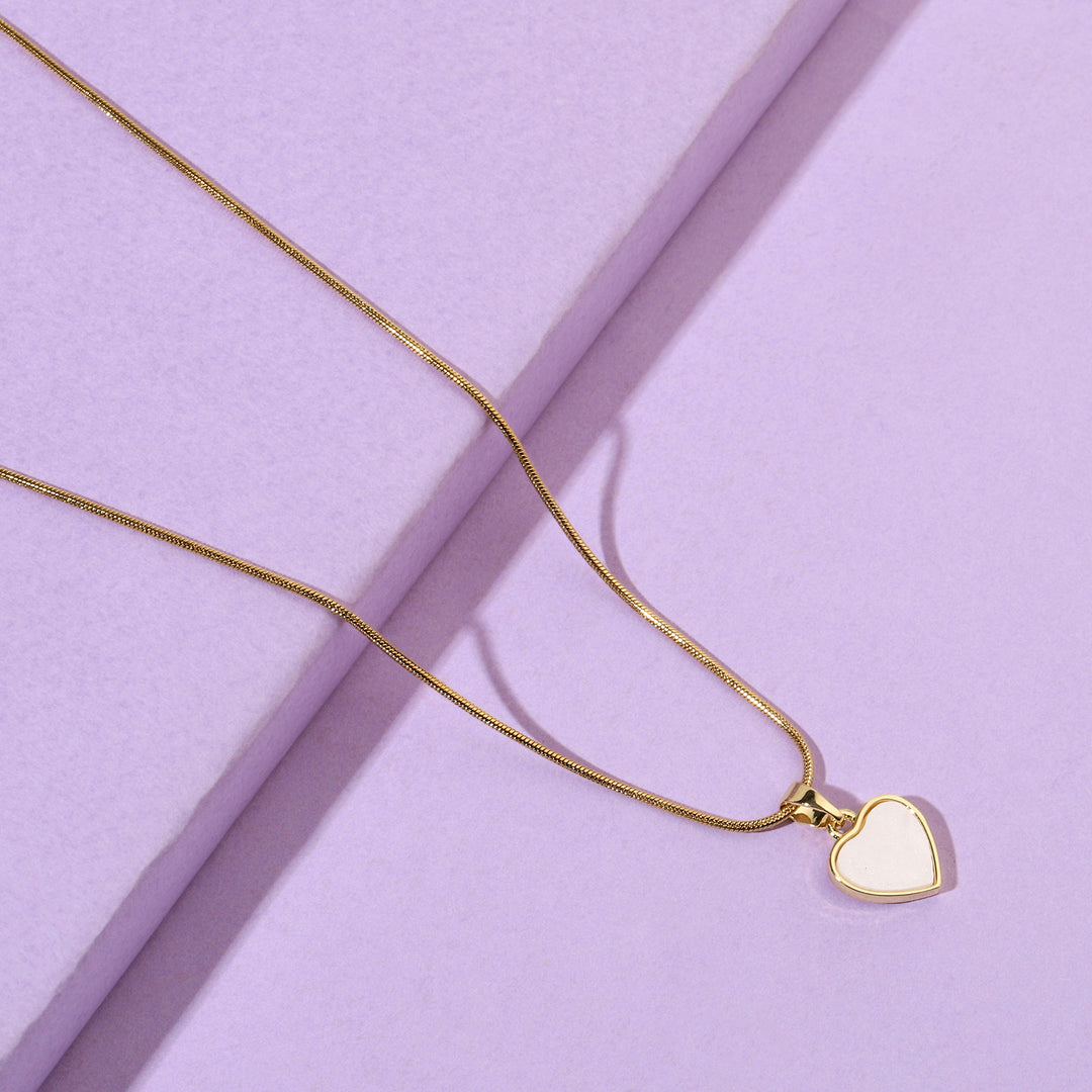 Morgan Heart Gold Necklace