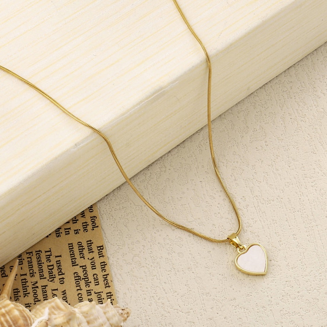 Morgan Heart Gold Necklace - Salty Accessories