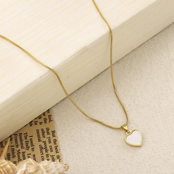 Morgan Heart Gold Necklace