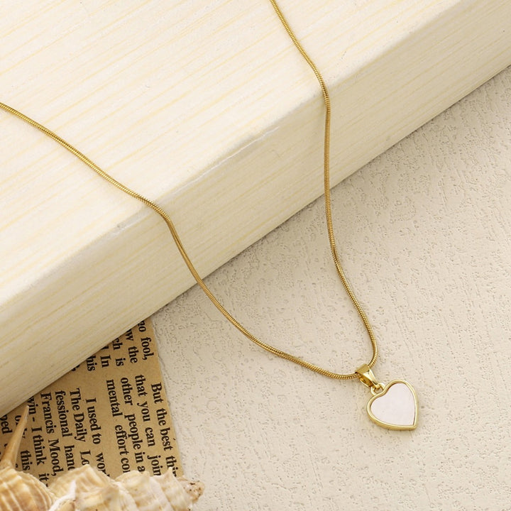 Morgan Heart Gold Necklace - Salty Accessories