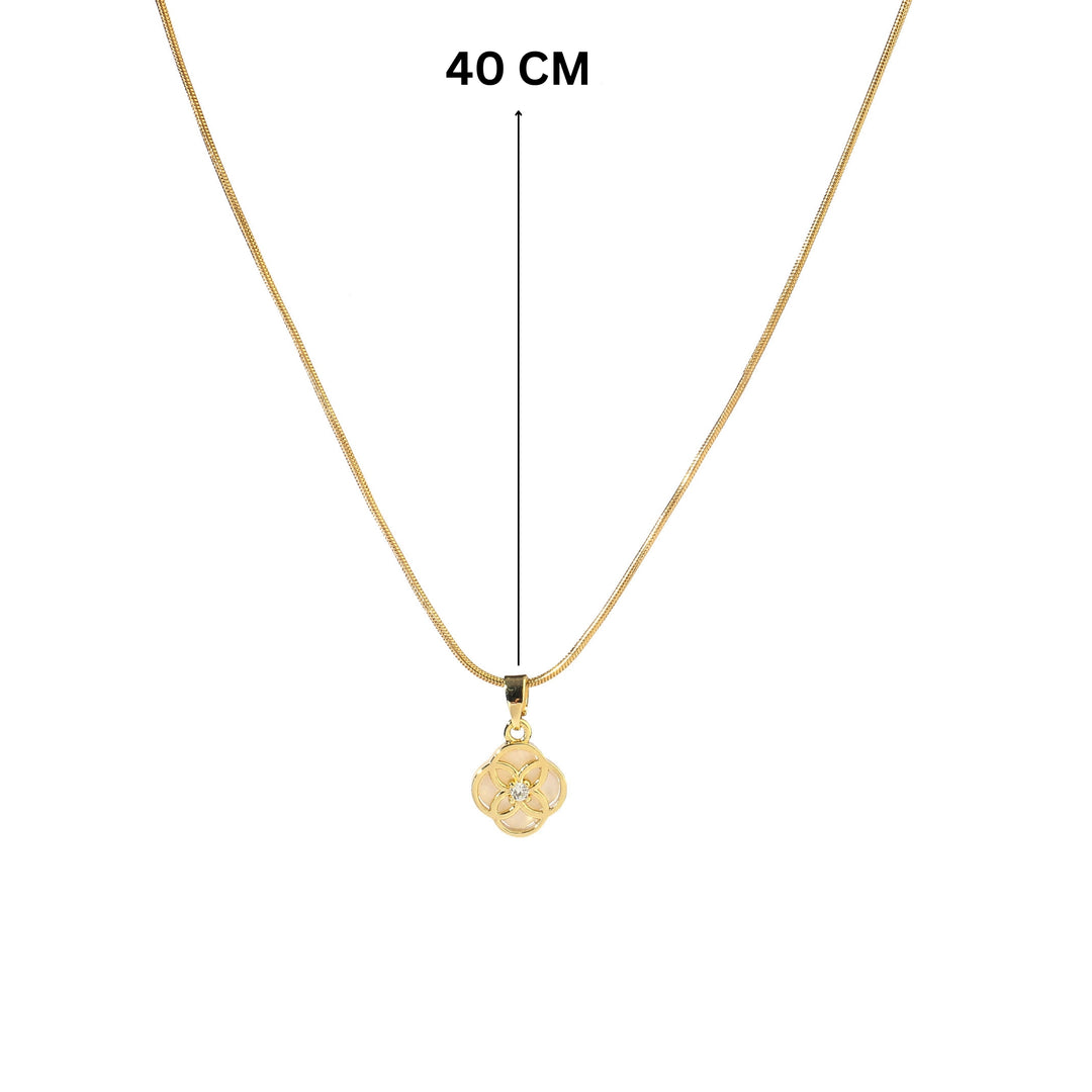 Baby Clover Gold Necklace - Salty Accessories