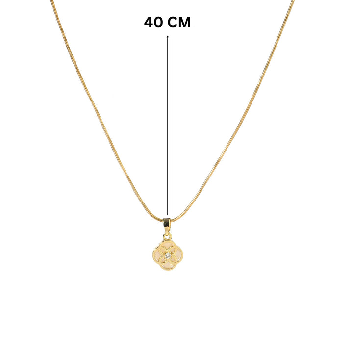 Baby Clover Gold Necklace - Salty Accessories