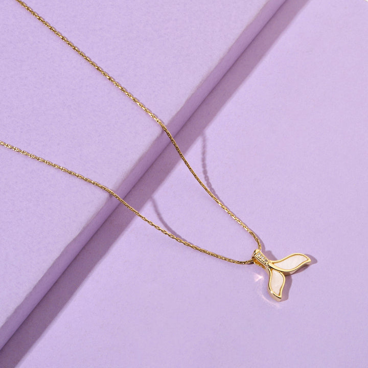 Mermaid Tale Gold Necklace