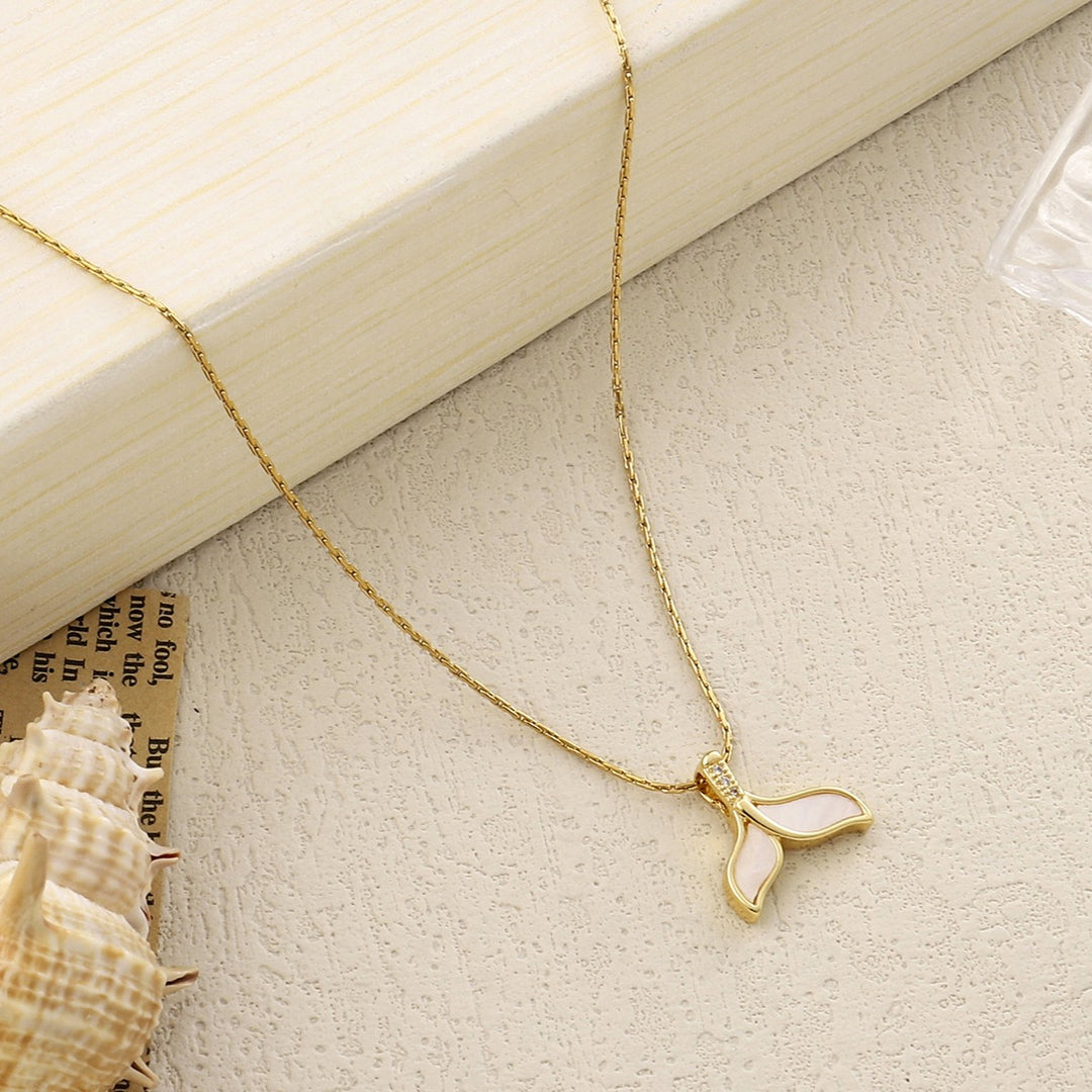 Mermaid Tale Gold Necklace - Salty Accessories