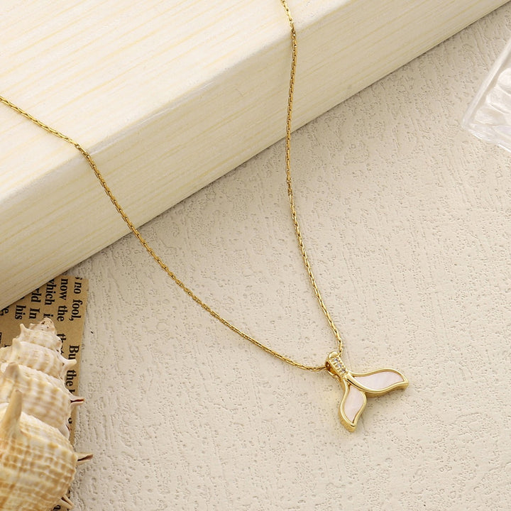 Mermaid Tale Gold Necklace - Salty Accessories
