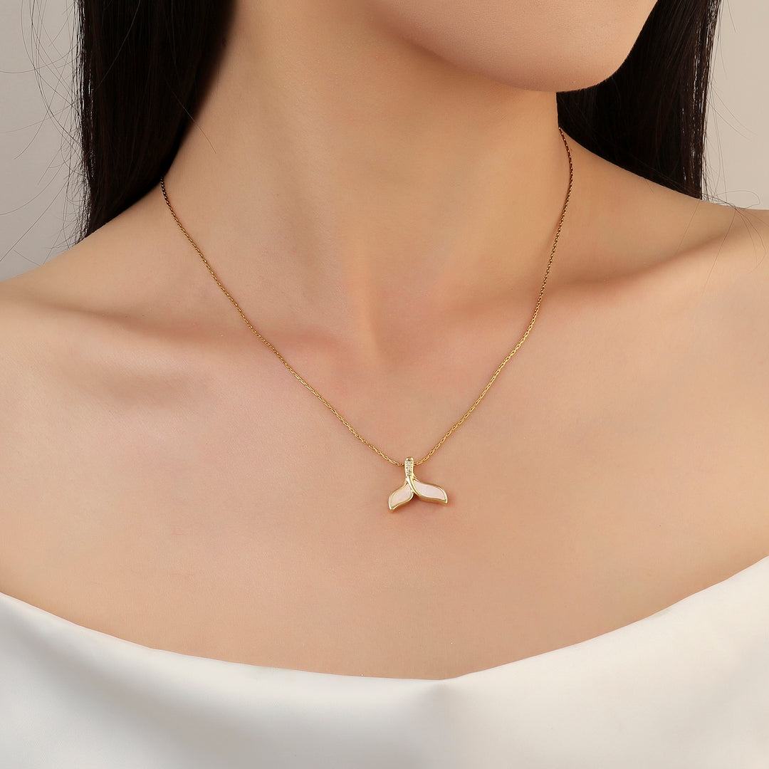 Mermaid Tale Gold Necklace