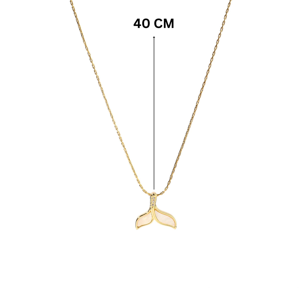 Mermaid Tale Gold Necklace - Salty Accessories