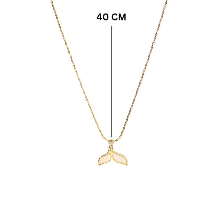 Mermaid Tale Gold Necklace - Salty Accessories