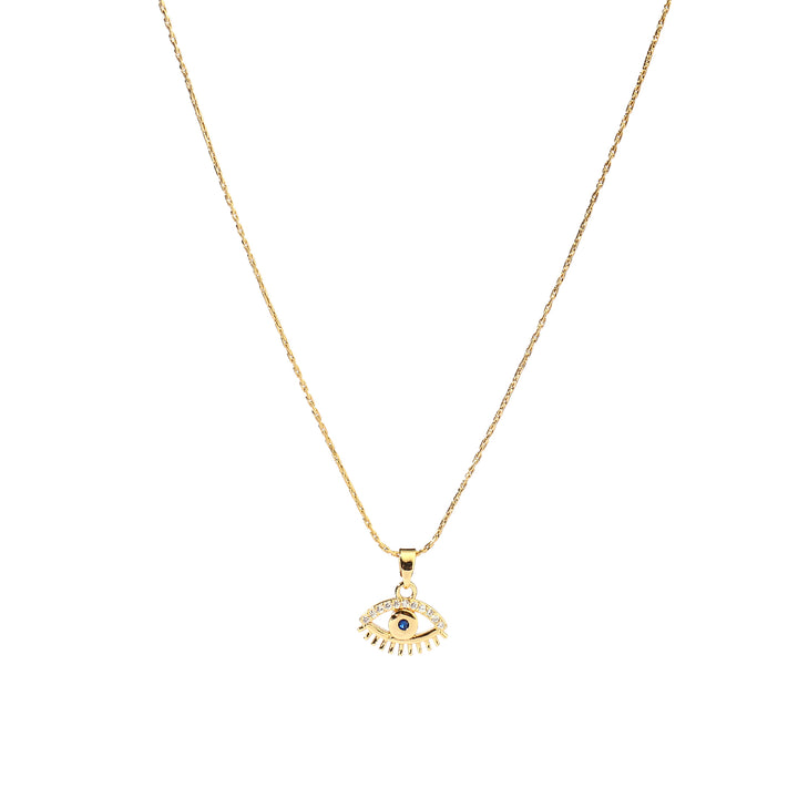 Eye On You Gold Necklace - Salty Accessories