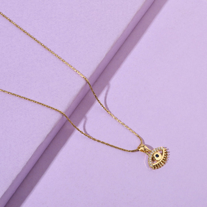 Eye On You Gold Necklace