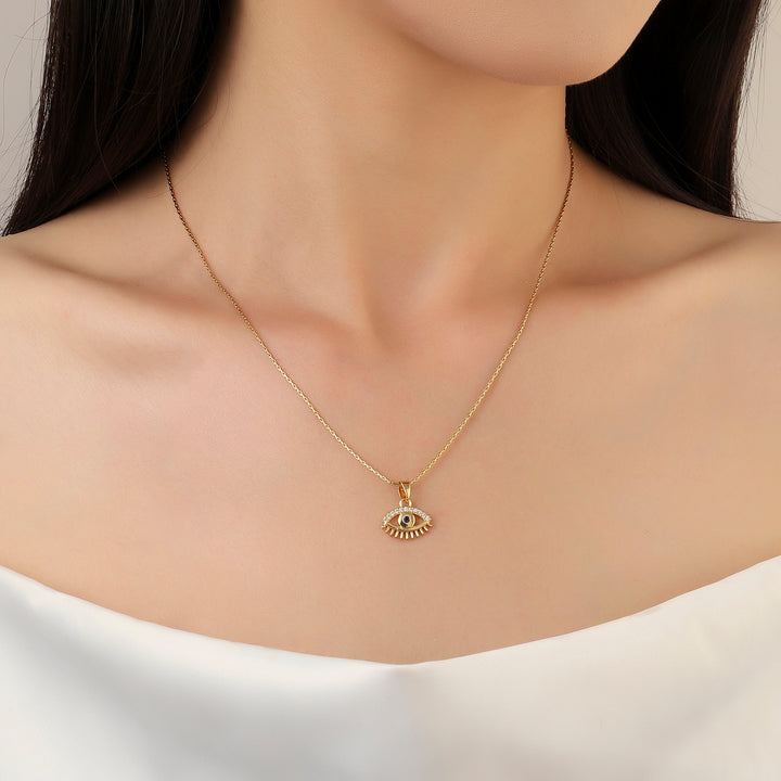 Eye On You Gold Necklace
