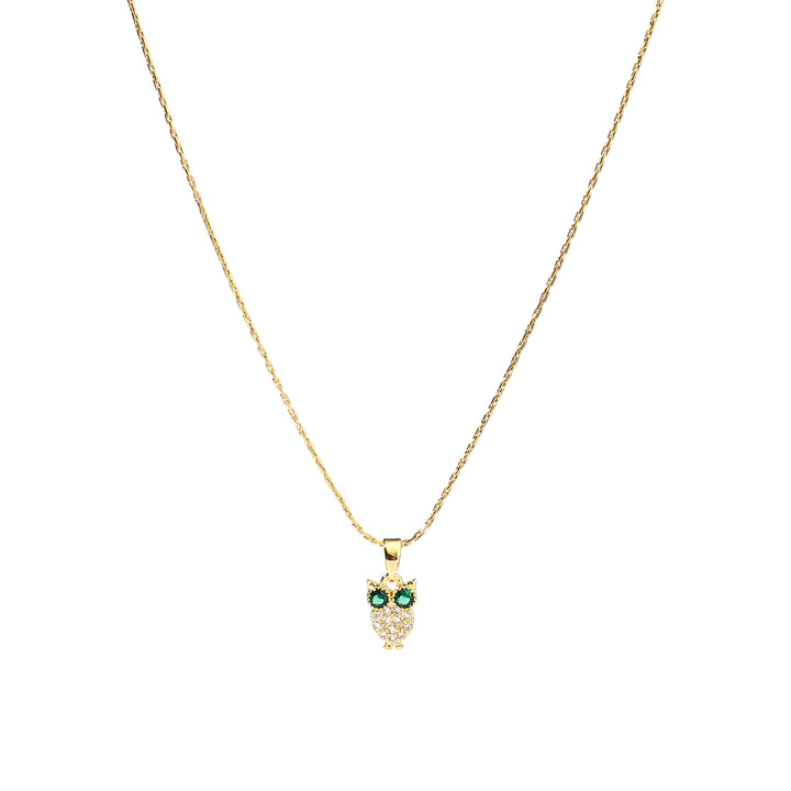 Baby Owl Gold Necklace - Salty Accessories