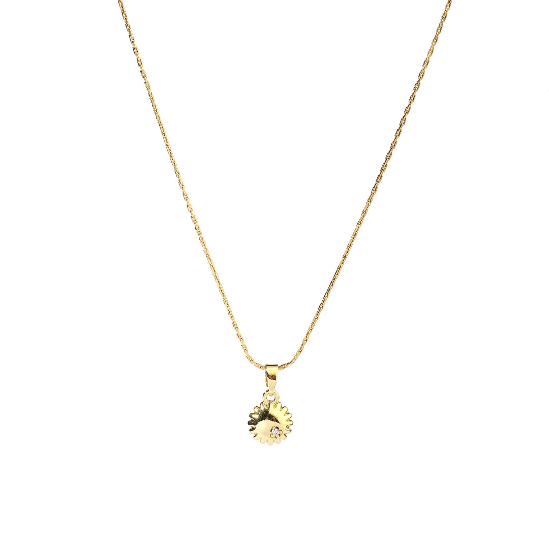 Bubble Sun Gold Necklace - Salty Accessories