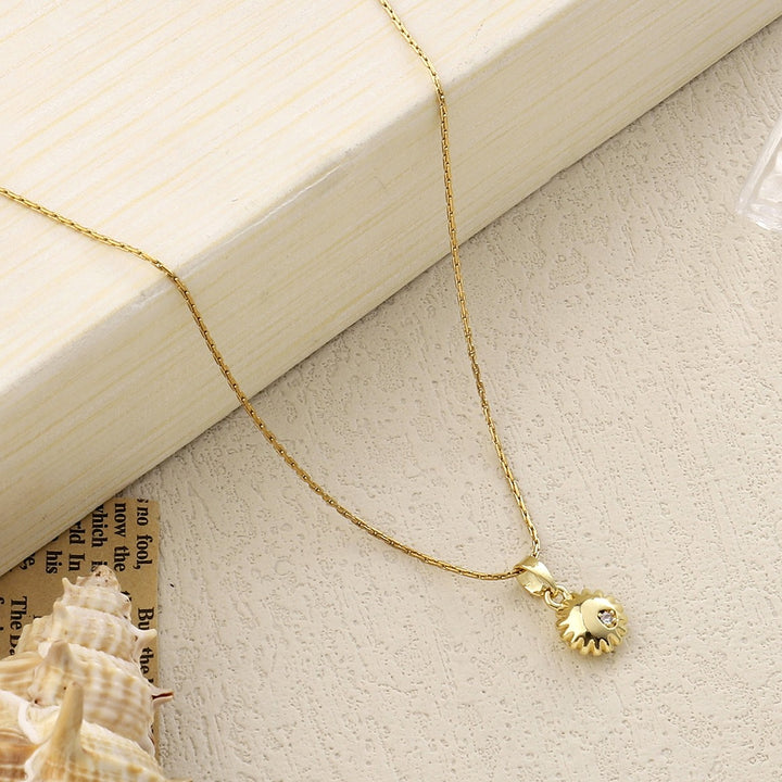 Bubble Sun Gold Necklace - Salty Accessories