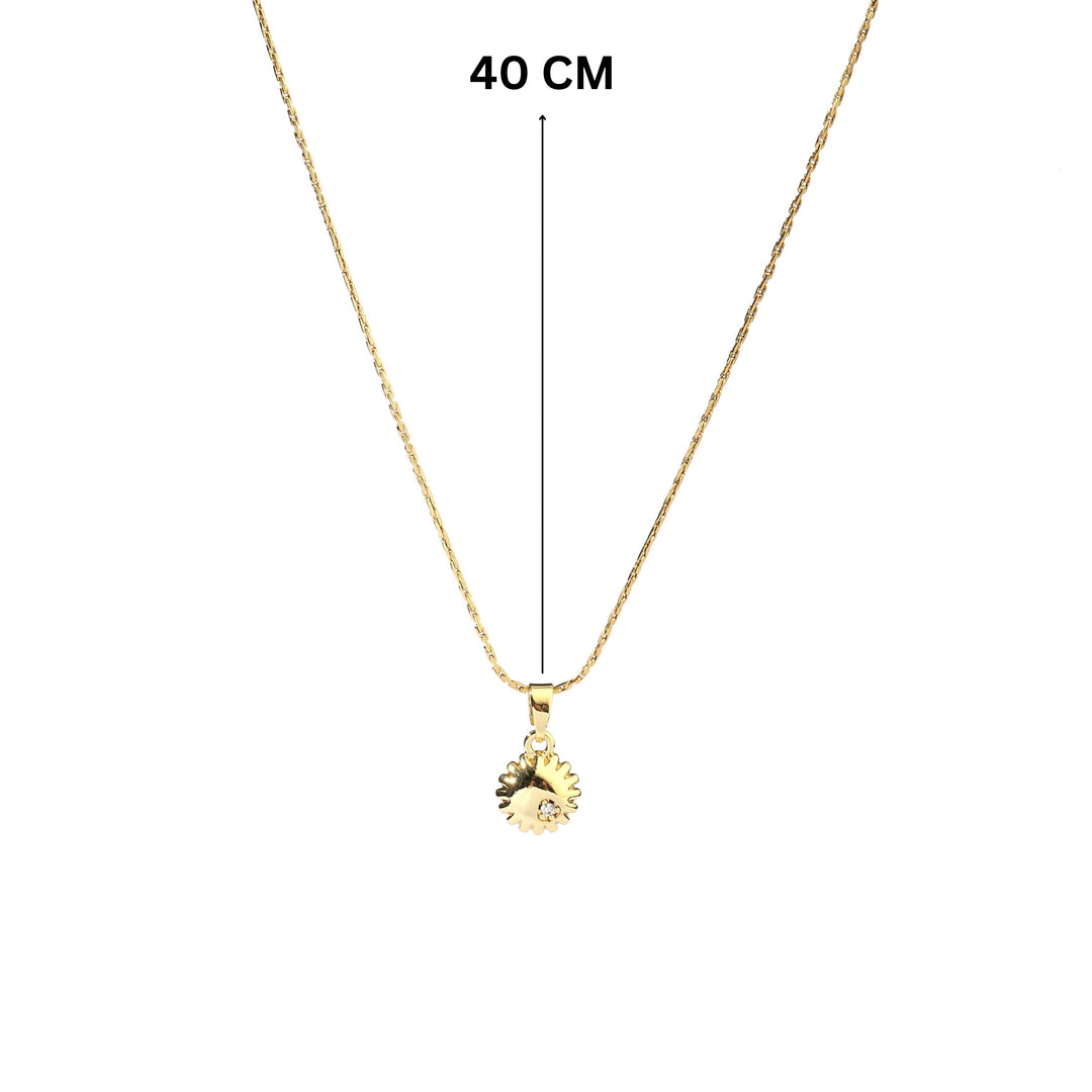 Bubble Sun Gold Necklace - Salty Accessories