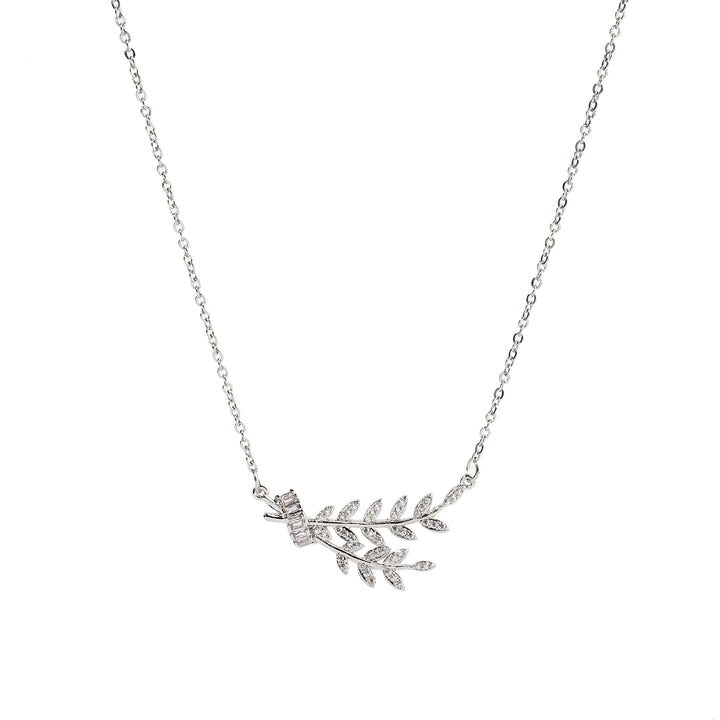 Lunaria Studded Silver Necklace - Salty Accessories