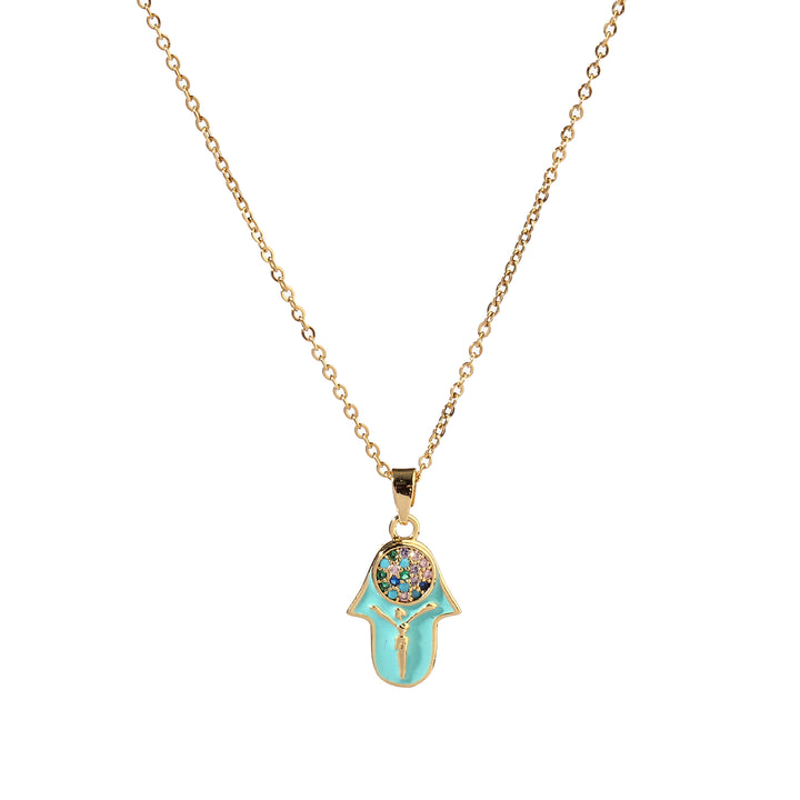 Eos Evil Eye Gold Necklace