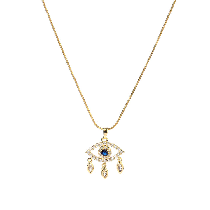 Neith Evil Eye Gold Necklace