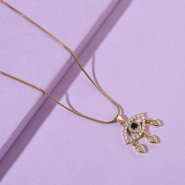 Neith Evil Eye Gold Necklace