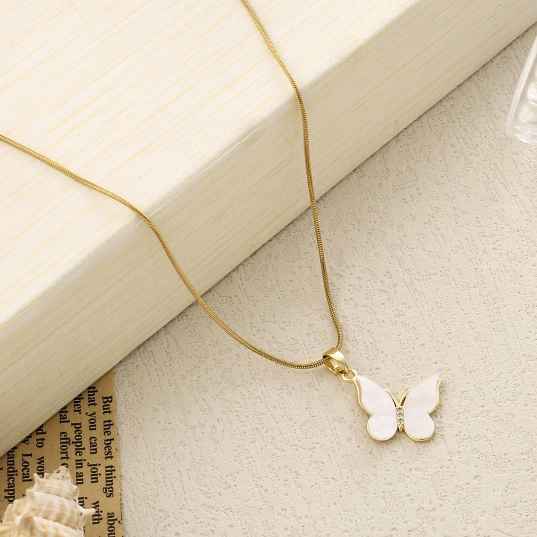 On The Fly Studded Gold Necklace - Salty Accessories