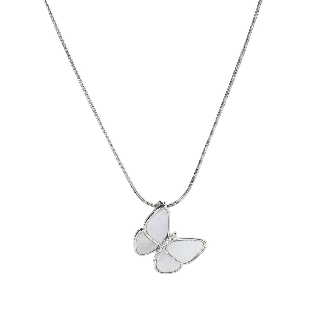 Wing It Silver Necklace - Salty Accessories