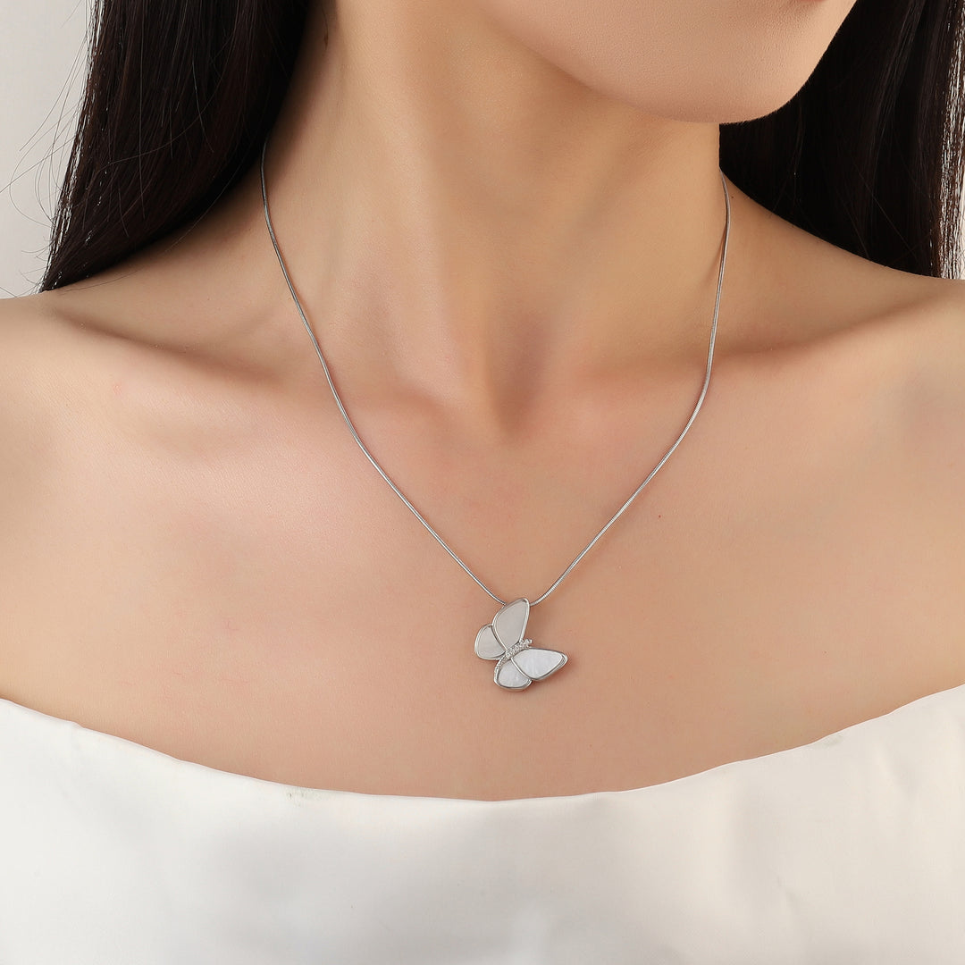 Wing It Silver Necklace - Salty Accessories