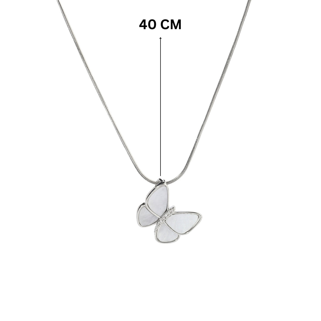 Wing It Silver Necklace