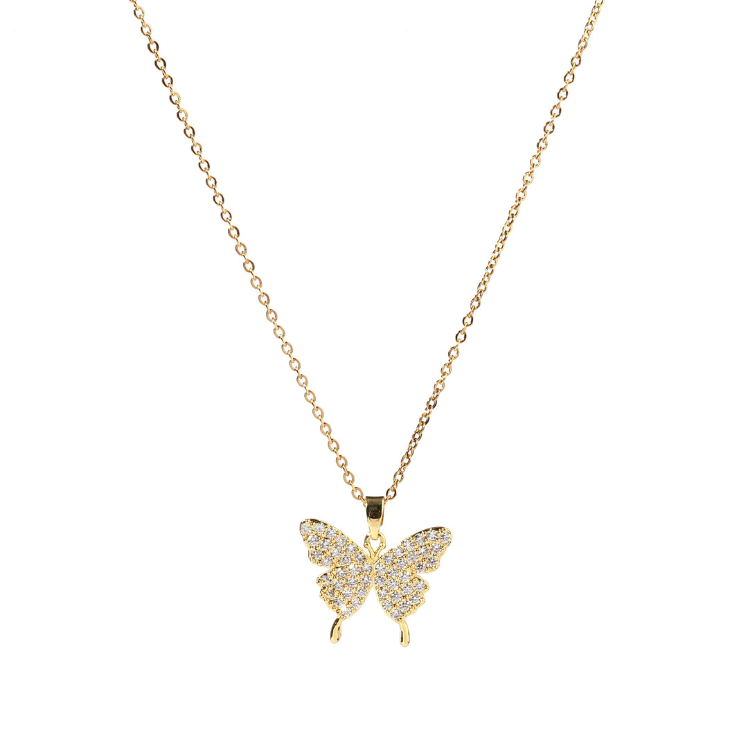 Eirene Butterfly Gold Necklace - Salty Accessories