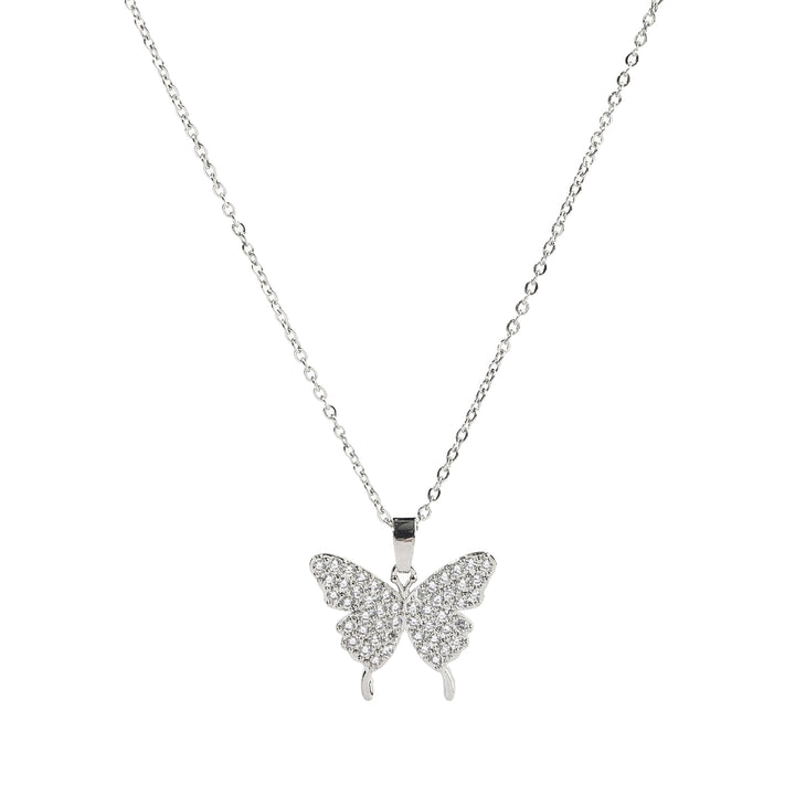 Eirene Butterfly Silver Necklace - Salty Accessories