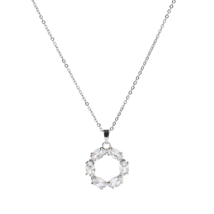 Drea Crystal Silver Necklace - Salty Accessories