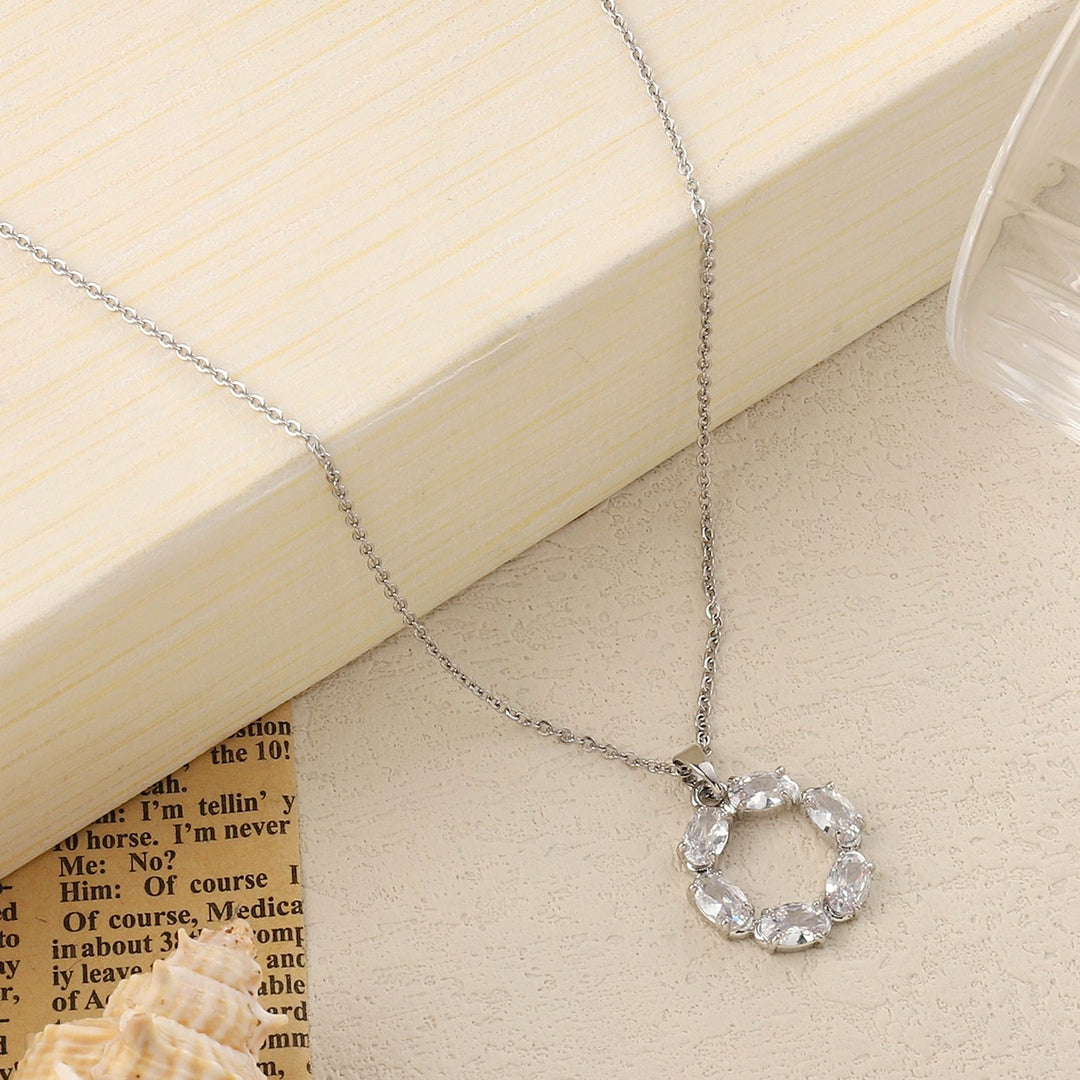 Drea Crystal Silver Necklace - Salty Accessories